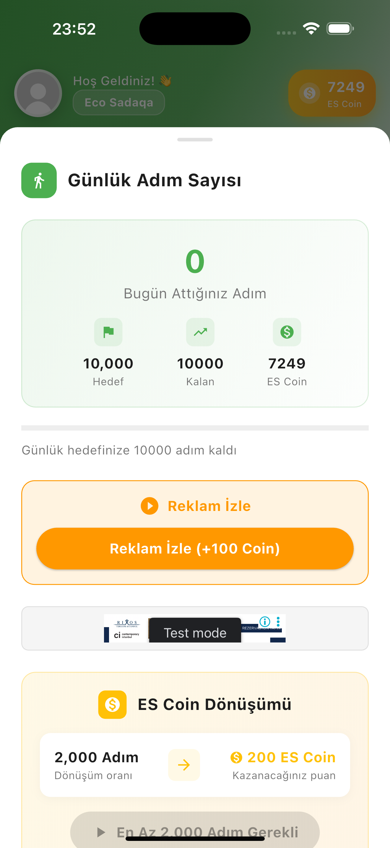 Adım Dönüştürme Sayfası